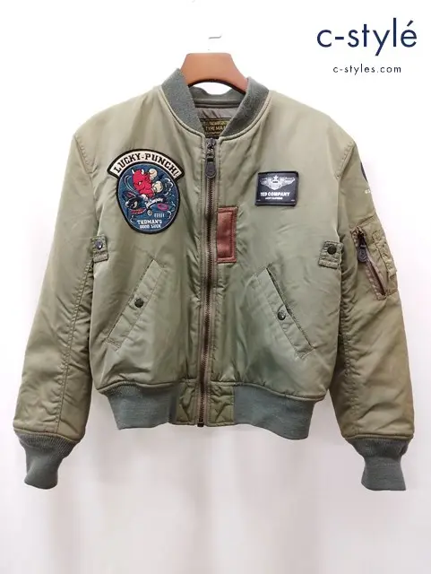 TEDMAN テッドマン MA-1 40 カーキ ジャケット ナイロン100% 2067262