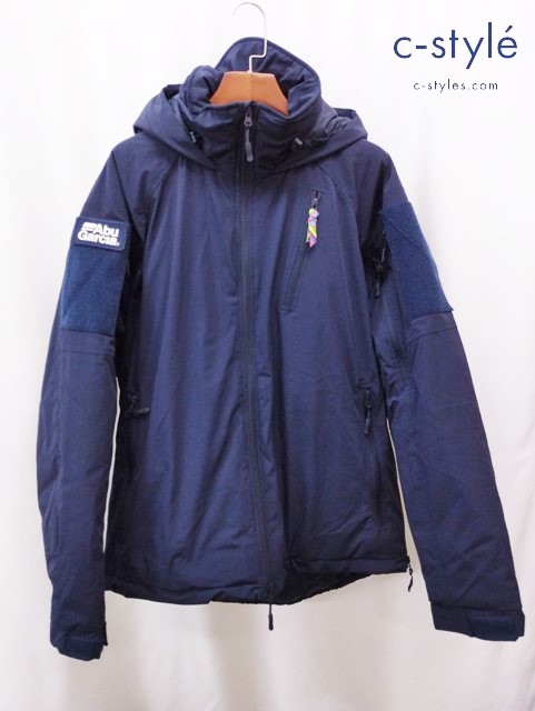 Abu Garcia × is-ness CLOUD PADDING JACKET XL ネイビー ジャケット ジップアップ