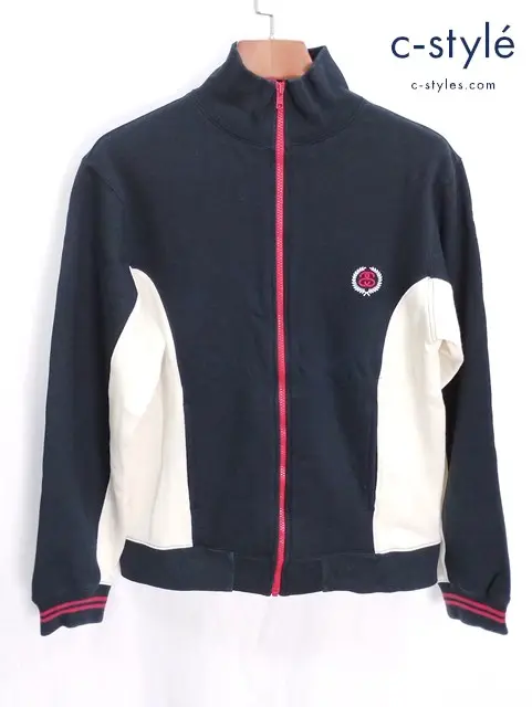 STUSSY ステューシー アームプリントプルオーバーパーカー M ブラック×ホワイト