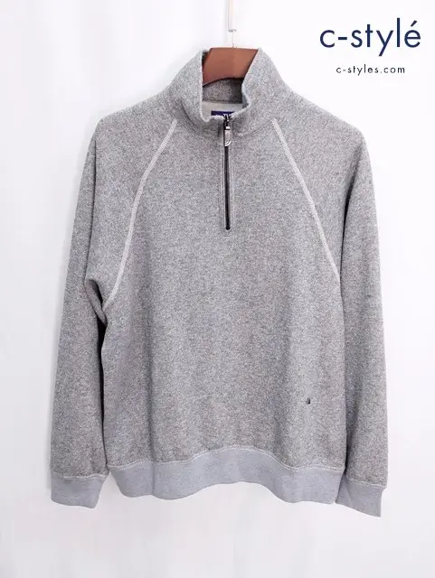 THE NORTH FACE PURPLE LABEL ノースフェイスパープルレーベル ハーフジップスウェット M グレー