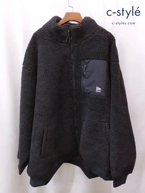 NEW ERA ニューエラ ボアブルゾン 8L ブラック 1273-3386