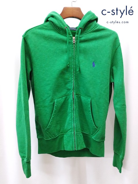 POLO RALPH LAUREN ポロラルフローレン パーカー S グリーン ポニー刺繍