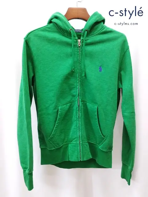 POLO RALPH LAUREN ポロラルフローレン パーカー S グリーン ポニー刺繍