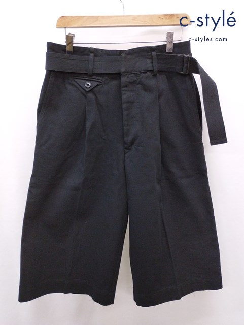 Christophe Lemaire クリストフルメール パンツ 2 ブラック 55331-08120 イタリア製