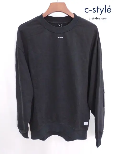 STAMPD スタンプド クルーネックスウェットシャツ M ブラック トレーナー