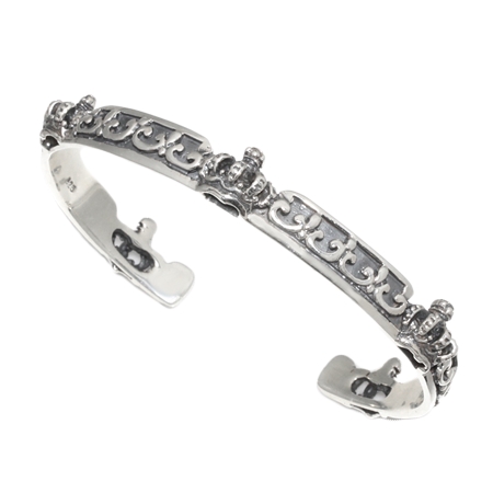 ROYAL ORDER(ロイヤルオーダー) ブレスレット CROWNS and FDL CUFF