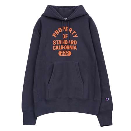 STANDARD CALIFORNIA(スタンダードカリフォルニア)×Champion(チャンピオン) パーカー 21AW REVERSE WEAVE HOOD SWEAT