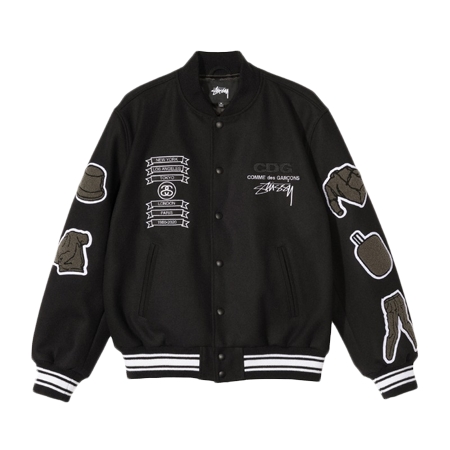 STUSSY×COMME des GARCONS(ステューシー×コムデギャルソン) 40th – ANNIVERSARY VARSITY JACKET
