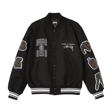 STUSSY×COMME des GARCONS(ステューシー×コムデギャルソン) 40th – ANNIVERSARY VARSITY JACKET