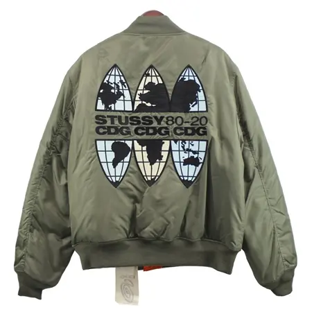 STUSSY×COMME des GARCONS(ステューシー×コムデギャルソン) 40th – ANNIVERSARY MA-1 JACKET