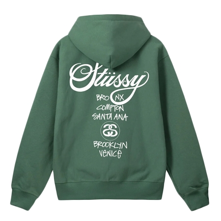 STUSSY(ステューシー) パーカー WORLD TOUR HOODIE