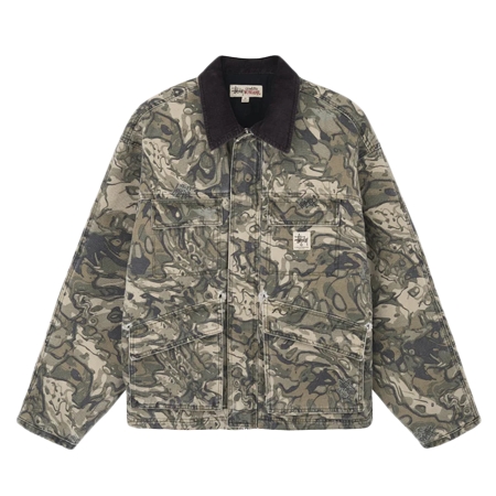 STUSSY(ステューシー) ジャケット WASHED CANVAS SHOP JACKET