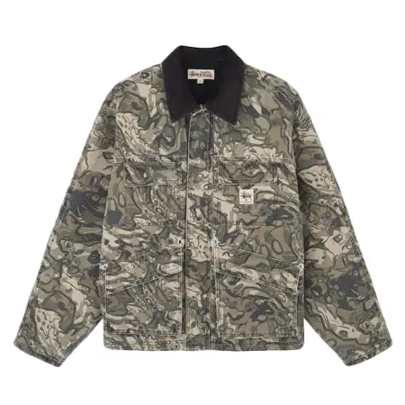 STUSSY(ステューシー) ジャケット WASHED CANVAS SHOP JACKET