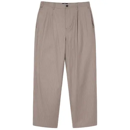STUSSY(ステューシー) パンツ STRIPED VOLUME PLEATED TROUSER