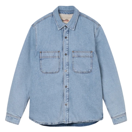 STUSSY(ステューシー) シャツ SHERPA LINED DENIM SHIRT