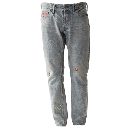 TMT(ティーエムティー) デニム HQ EMBROIDERY DENIM 5P TAPERED