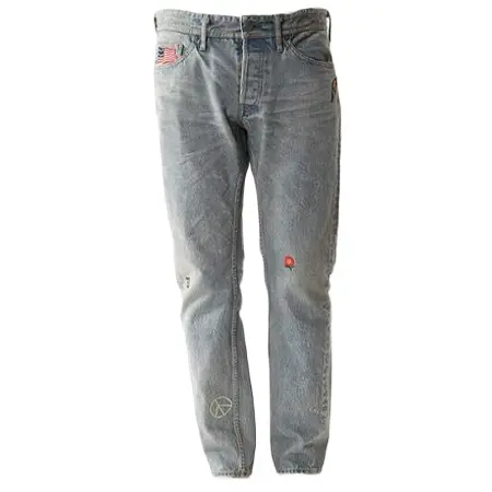 TMT(ティーエムティー) デニム HQ EMBROIDERY DENIM 5P TAPERED