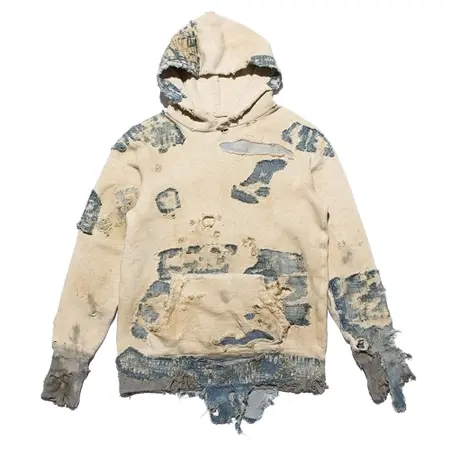 TMT(ティーエムティー) パーカー ソフトスウェットパーカー デニム 100 years ago-processing