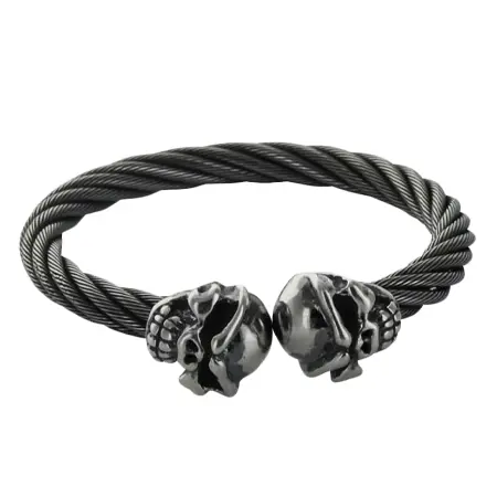 TRAVIS WALKER(トラヴィスワーカー) バングル・ブレスレット SPEED SKULL CABLE BANGLE