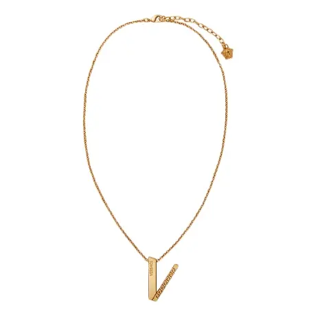 VERSACE(ヴェルサーチェ) ネックレス V グレカ シグネチャー チェーン ネックレス