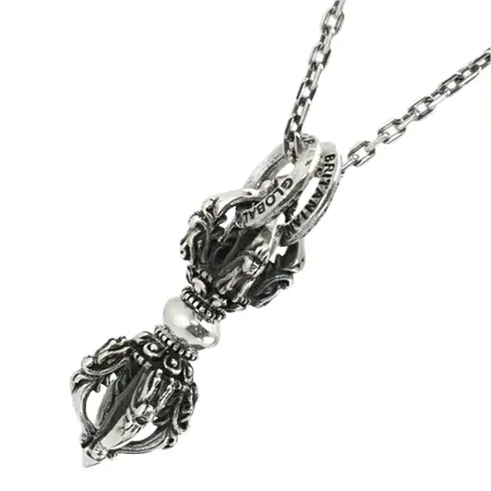 ZOCALO(ソカロ) ネックレス チベタン・ドラゴン・ドージェ ペンダント + アンカースクエア・ネックレスチェーン 50cm セットモデル