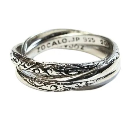 ZOCALO(ソカロ) リング トリプル･リング シルバー925製 ZZRS-0017