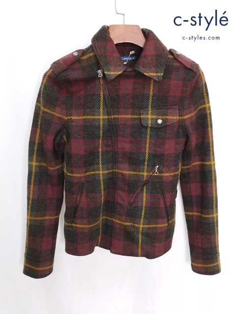 RALPH LAUREN ラルフローレン ジャケット L マルチカラー WMBLJKT5U00036 チェック柄 ジップアップ レディース