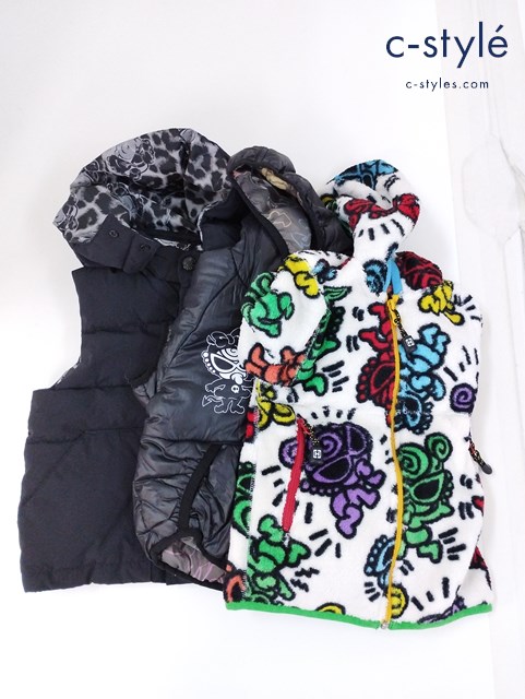 HYSTERICMINI ヒステリックミニ 中綿ジャケット 80 ベスト パーカー 100 キッズ 男の子 女の子 計3点