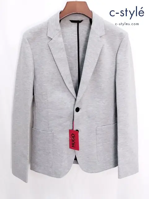 HUGO BOSS ヒューゴボス スリムジャケット 46 グレー 2B agaltus204j1 50454551