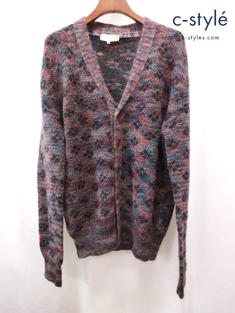 Vivienne Westwood MAN カーディガン L/XL マルチカラー ウール モヘア UNISEX