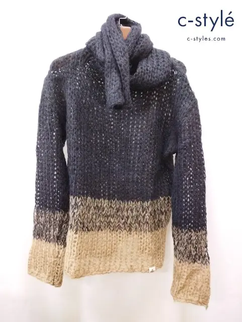 Vivienne Westwood MAN HANGMAN’S JUMPER F ブラック×ベージュ ハングマンズジャンパーニット