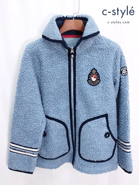 SINA COVA シナコバ ジップアップボアジャケット M ブルー 21213040