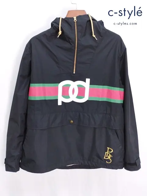 PUNK DRUNKERS パンクドランカーズ アノラックパーカー L ブラック