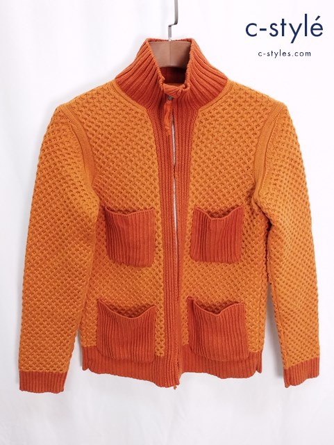 TAKAHIROMIYASHITATheSoloIst. タカヒロミヤシタザソロイスト ジップカーディガン XS オレンジ系 s.0442