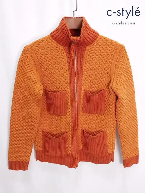 TAKAHIROMIYASHITATheSoloIst. タカヒロミヤシタザソロイスト ジップカーディガン XS オレンジ系 s.0442