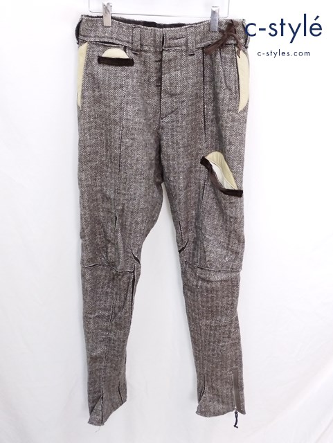 TAKAHIROMIYASHITATheSoloIst. タカヒロミヤシタザソロイスト ウールパンツ XS グレー系 s.0220f