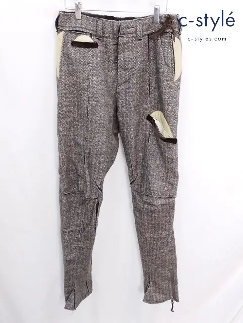 TAKAHIROMIYASHITATheSoloIst. タカヒロミヤシタザソロイスト ウールパンツ XS グレー系 s.0220f