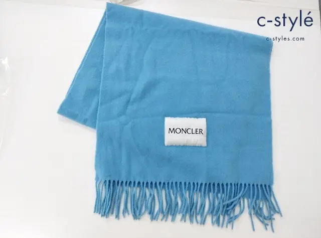 MONCLER モンクレール ストール ブルー 3C00018 A0152
