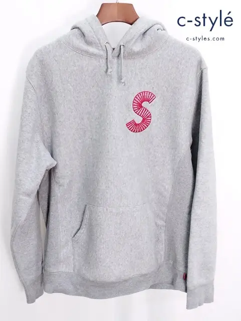 Supreme シュプリーム S Logo Hooded Sweatshirt XL グレー ロゴ パーカー
