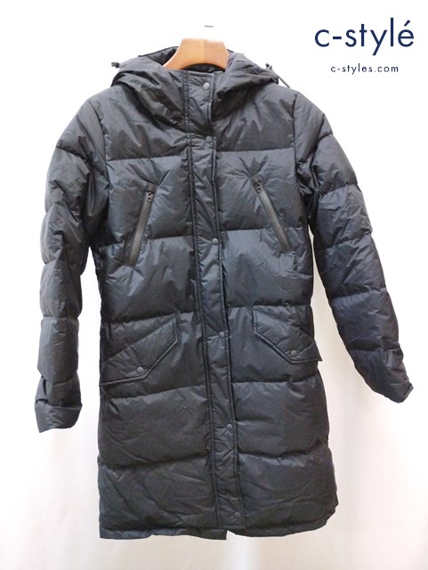 NANGA ナンガ AURORA DOWN HALF COAT WL ブラック アローラダウンハーフコート