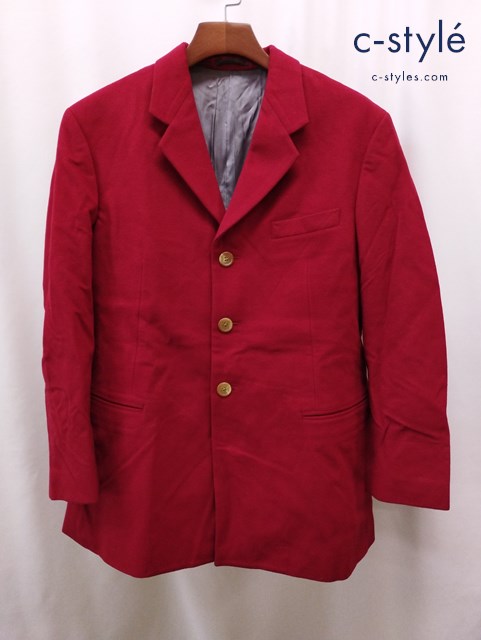 Y’s for men ワイズフォーメン 3Bウールジャケット S レッド MC-J07-119