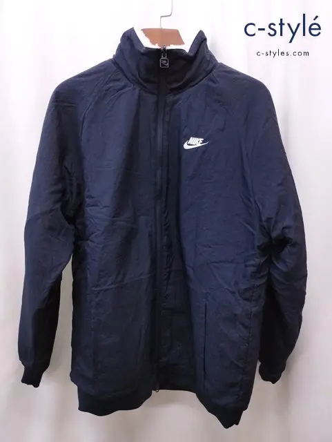NIKE ナイキ BIG SWOOSH BOA JACKET XL ネイビー/ホワイト リバーシブルジャケット BQ6546-114