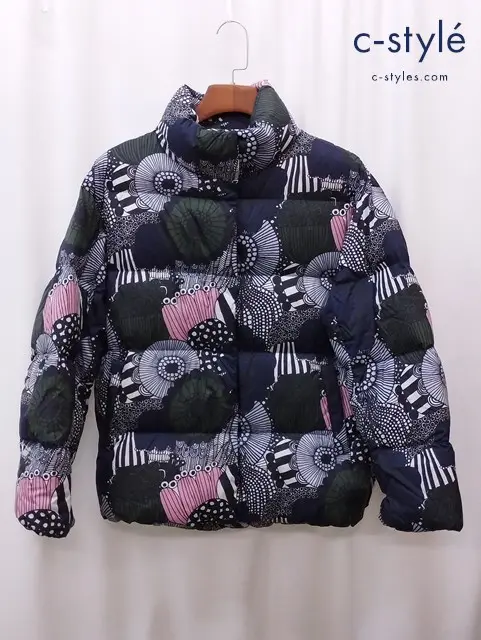 UNIQLO × MARIMEKKO ユニクロ マリメッコ ウルトラライトダウンジャケット M マルチカラー 211-426243