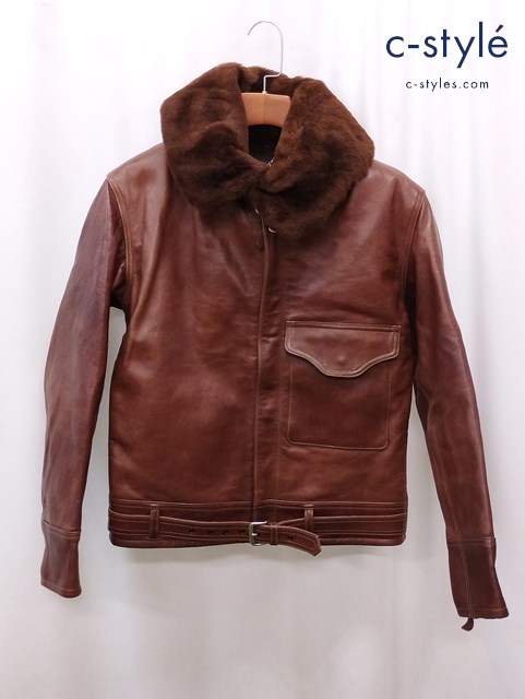 BUZZ RICKSON’S バズリクソンズ B-2 31-2412 フライトジャケット 36 ブラウン レザー