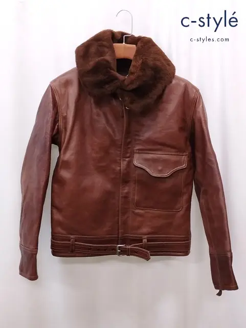 BUZZ RICKSON’S バズリクソンズ B-2 31-2412 フライトジャケット 36 ブラウン レザー