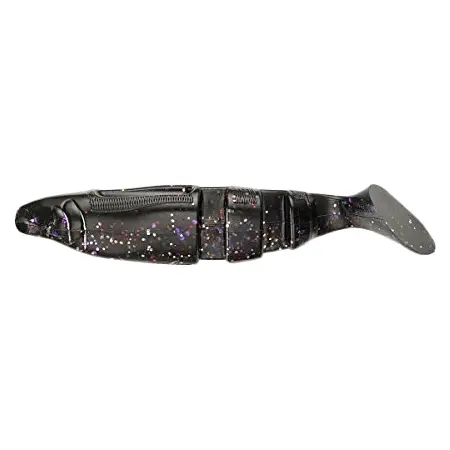 Lake Fork Trophy Lures(レイク フォーク) ルアー LFT Boot Tail Magic Shad 3.5″ • Black Magic