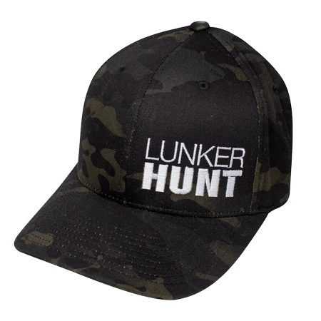 Lunkerhunt(ランカーハント) ウェア STACKED NIGHT FLEX FIT CAMO HAT
