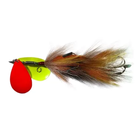 Skimmer(スキーマー) ルアー BUCKTAIL MAG 10 DOUBLE # 10 COLORADO BLADES 3OZ MUSKIE