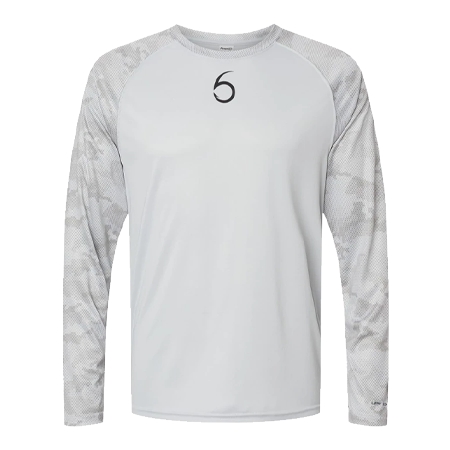 6th Sense Custom Lure Company(シックスセンス) ウェア FishDry Camo Sunshirt – Gray