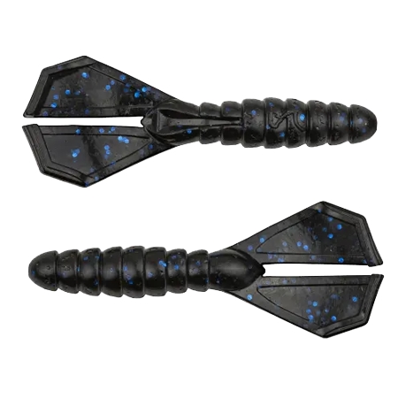 BioSpawn(バイオスポーン) ルアー EXOPOD 3.5″ BLACK BLUE FLAKE 7 PACK